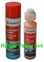 WURTH CLEAN GLASS KIT - WURTH ACTIVE GLASS CLEANER + RAPID WINDSCREEN CLEANER